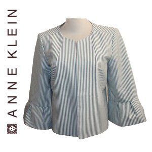 Anne Klien Open Front Jacket w/Bell Cuffs